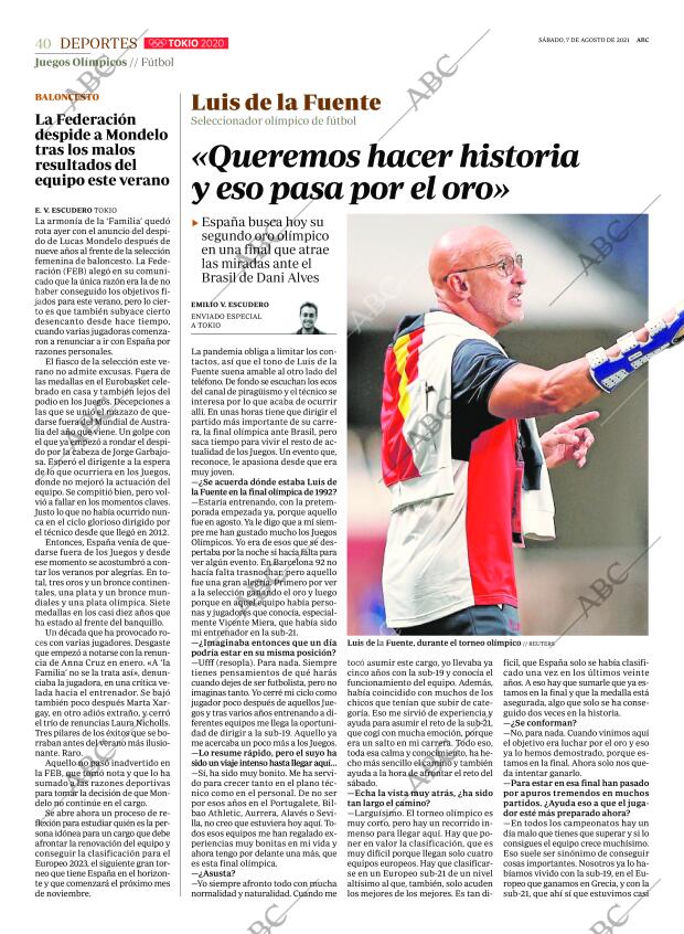 ABC MADRID 07-08-2021 página 40