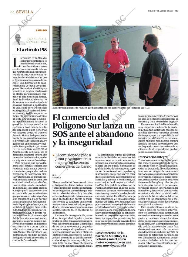 ABC SEVILLA 07-08-2021 página 22