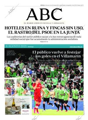 ABC SEVILLA 08-08-2021 página 1