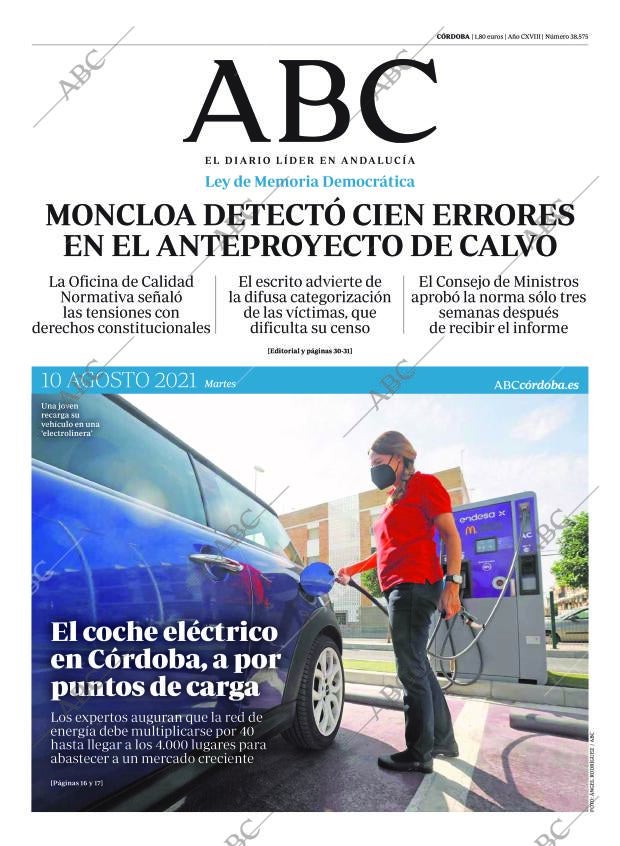 ABC CORDOBA 10-08-2021 página 1