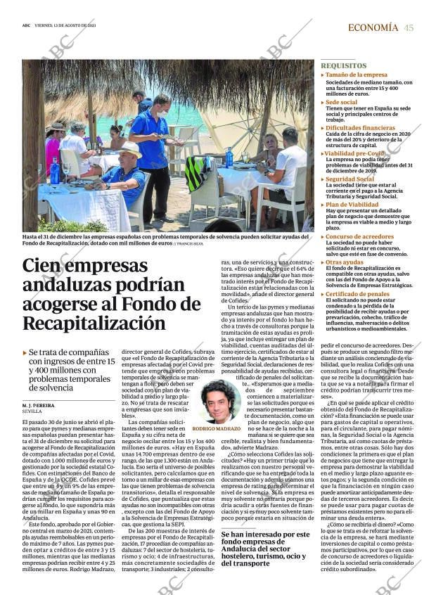 ABC SEVILLA 13-08-2021 página 45