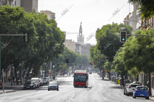 En la imagen, la avenida Luis Montoto