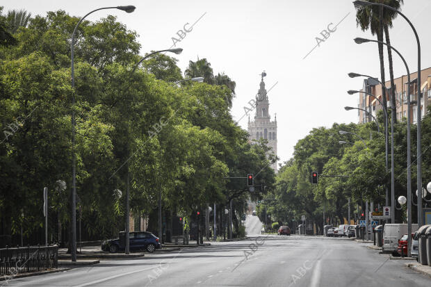 En la imagen, la avenida de Eduardo Dato