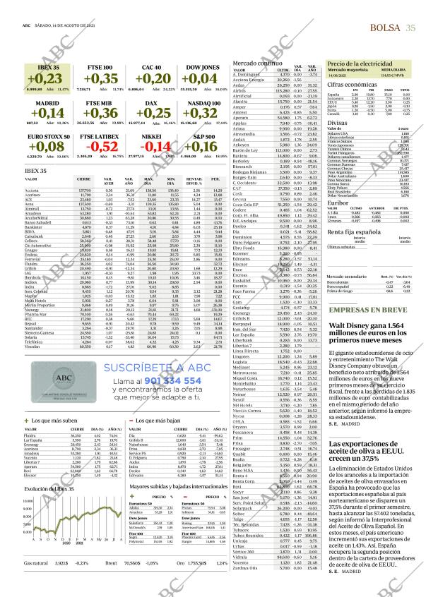 ABC MADRID 14-08-2021 página 35