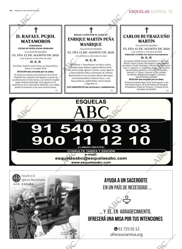 ABC MADRID 14-08-2021 página 57