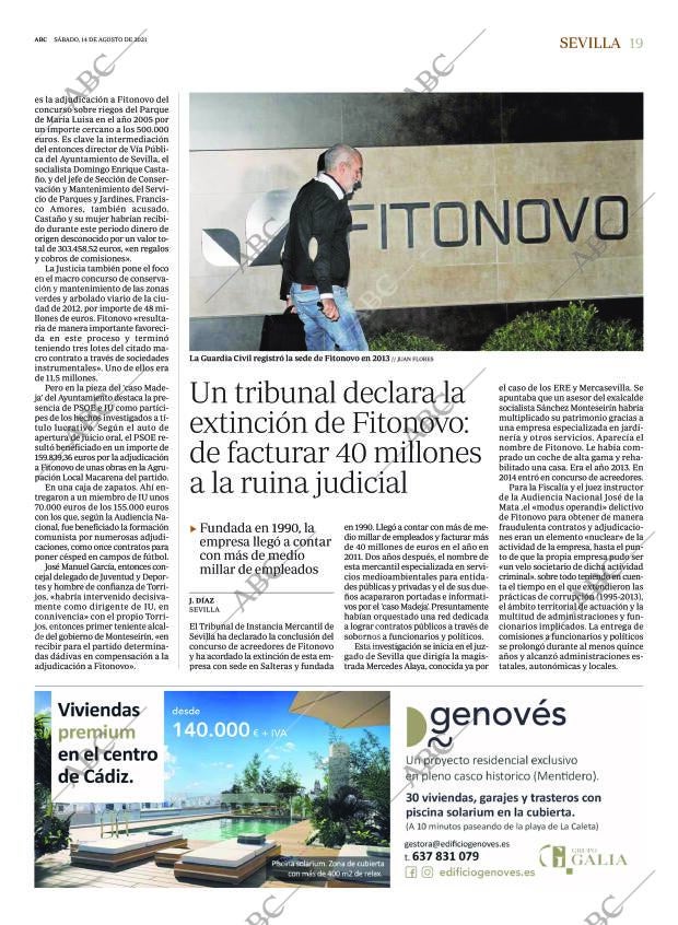 ABC SEVILLA 14-08-2021 página 19