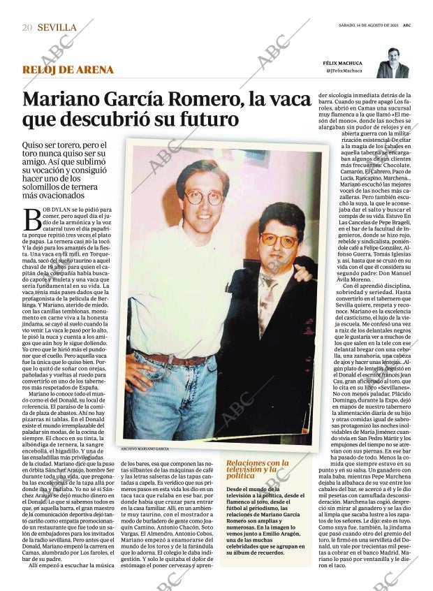 ABC SEVILLA 14-08-2021 página 20