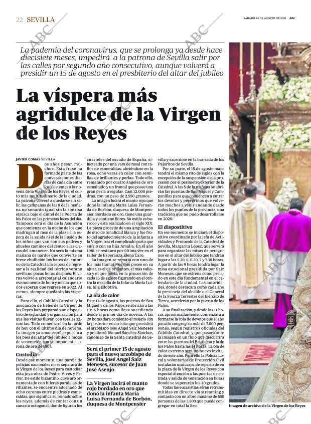 ABC SEVILLA 14-08-2021 página 22