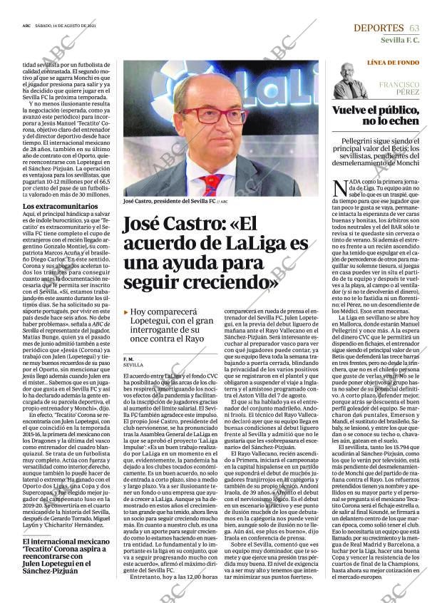ABC SEVILLA 14-08-2021 página 63