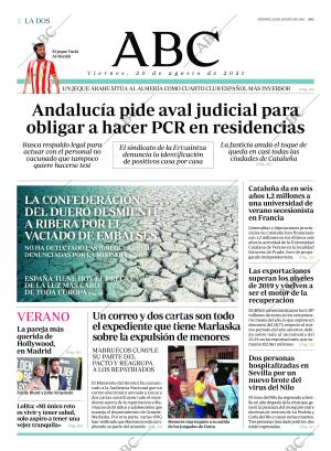 ABC MADRID 20-08-2021 página 2