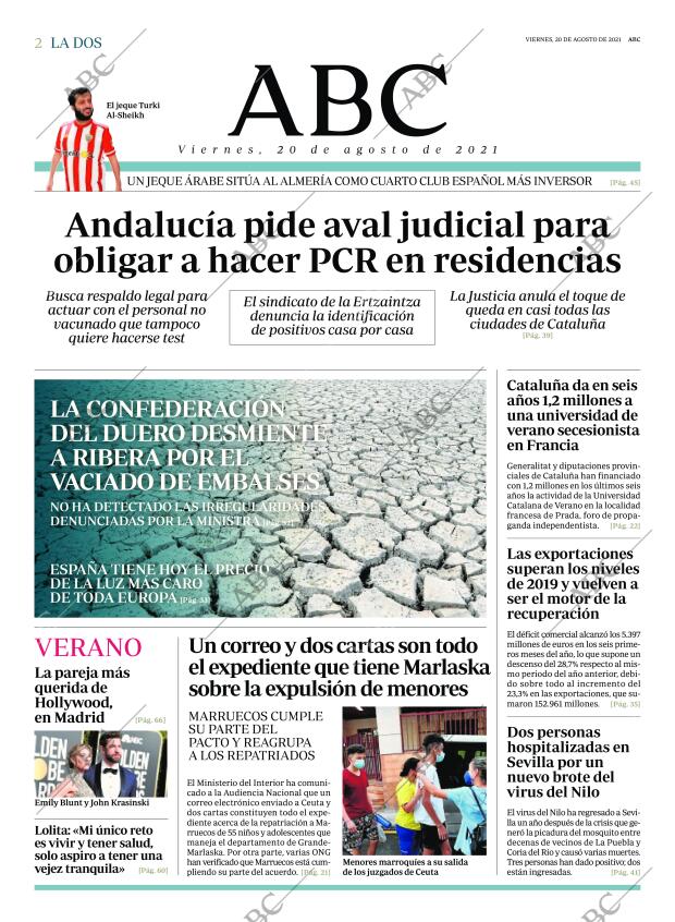 ABC MADRID 20-08-2021 página 2