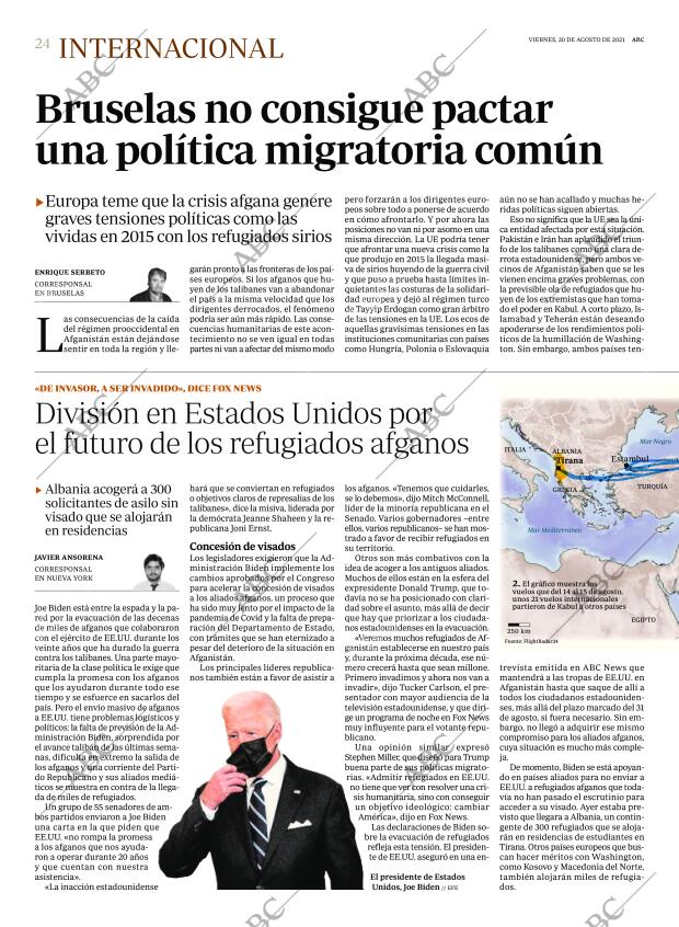 ABC MADRID 20-08-2021 página 24