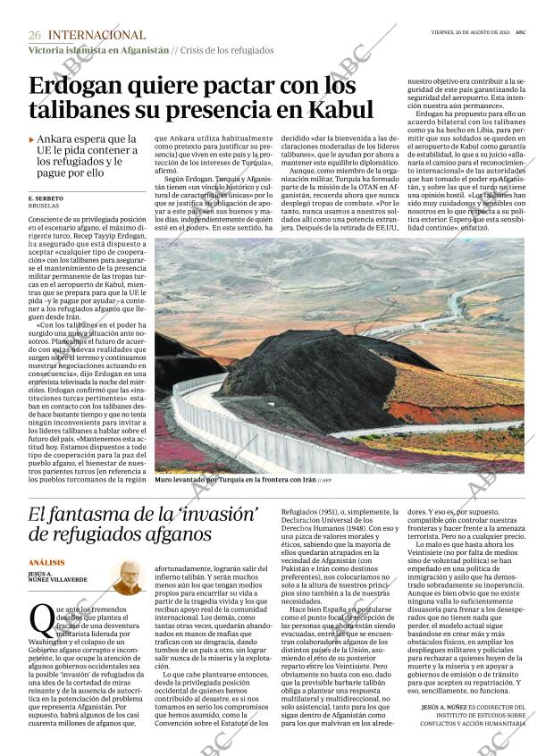 ABC MADRID 20-08-2021 página 26