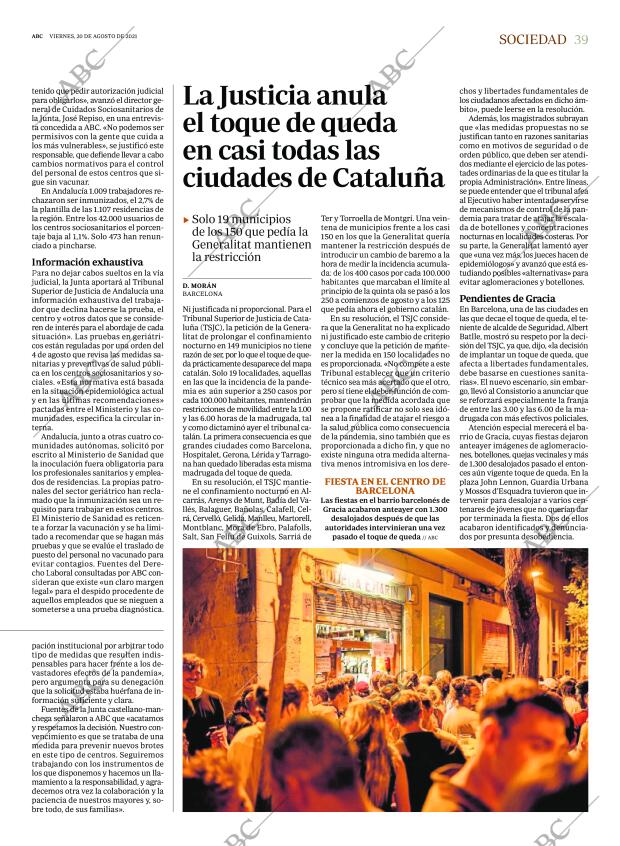 ABC MADRID 20-08-2021 página 39