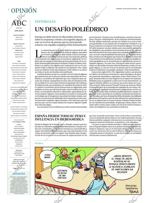 ABC MADRID 20-08-2021 página 4