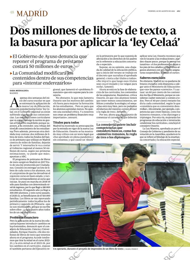 ABC MADRID 20-08-2021 página 48