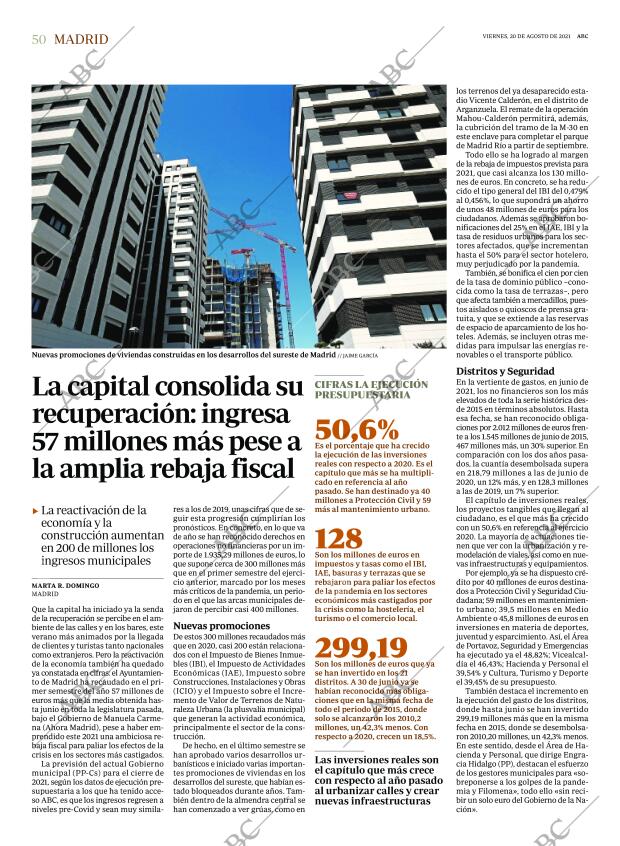 ABC MADRID 20-08-2021 página 50