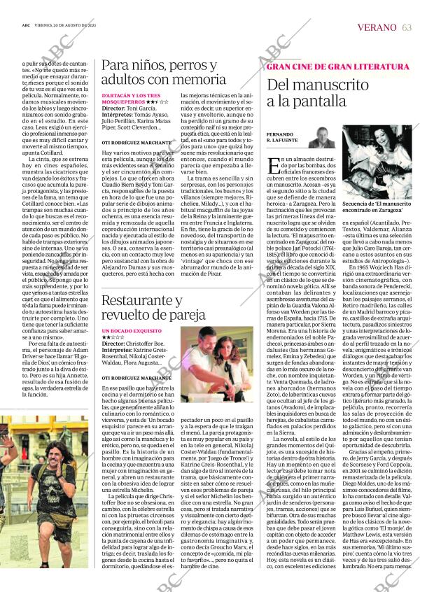 ABC MADRID 20-08-2021 página 63