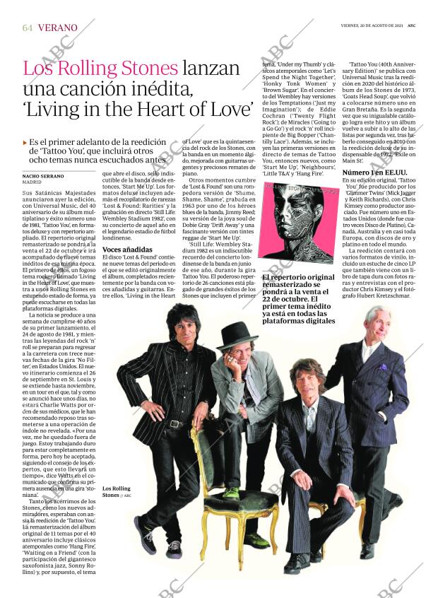 ABC MADRID 20-08-2021 página 64