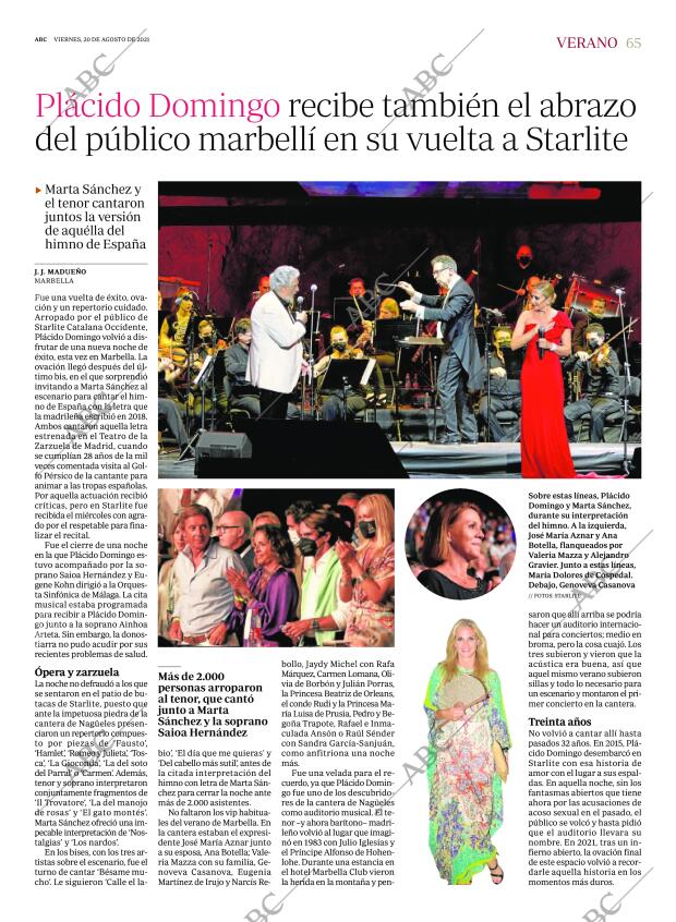 ABC MADRID 20-08-2021 página 65