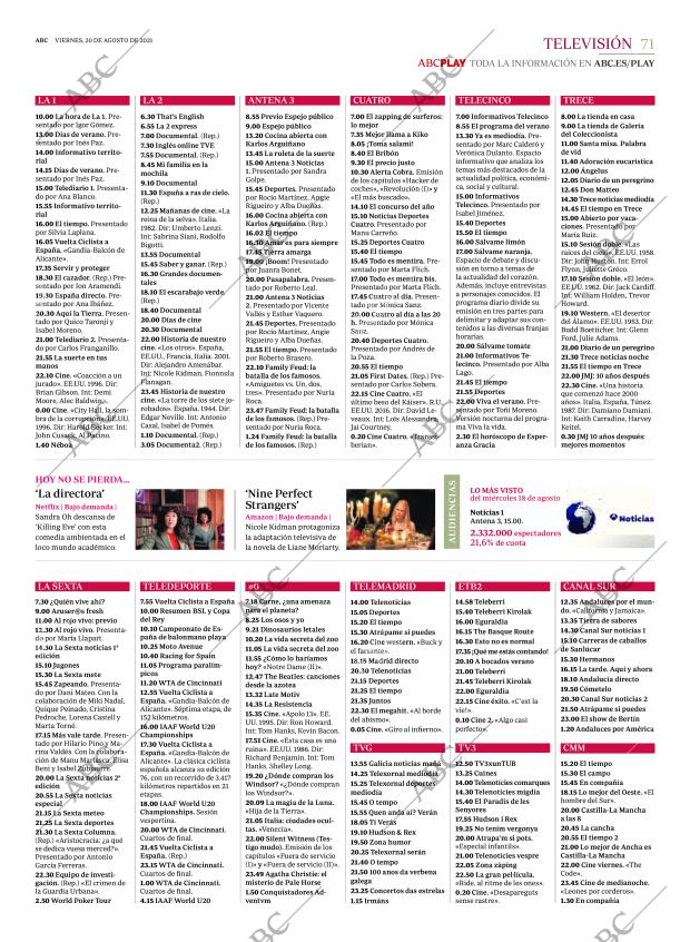 ABC MADRID 20-08-2021 página 71