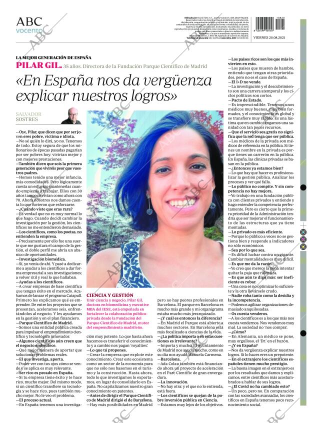 ABC MADRID 20-08-2021 página 72