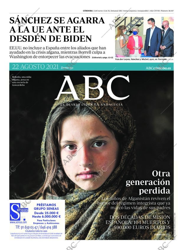 ABC CORDOBA 22-08-2021 página 1