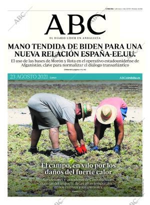 ABC CORDOBA 23-08-2021 página 1