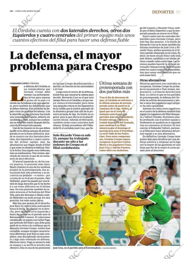 ABC CORDOBA 23-08-2021 página 57