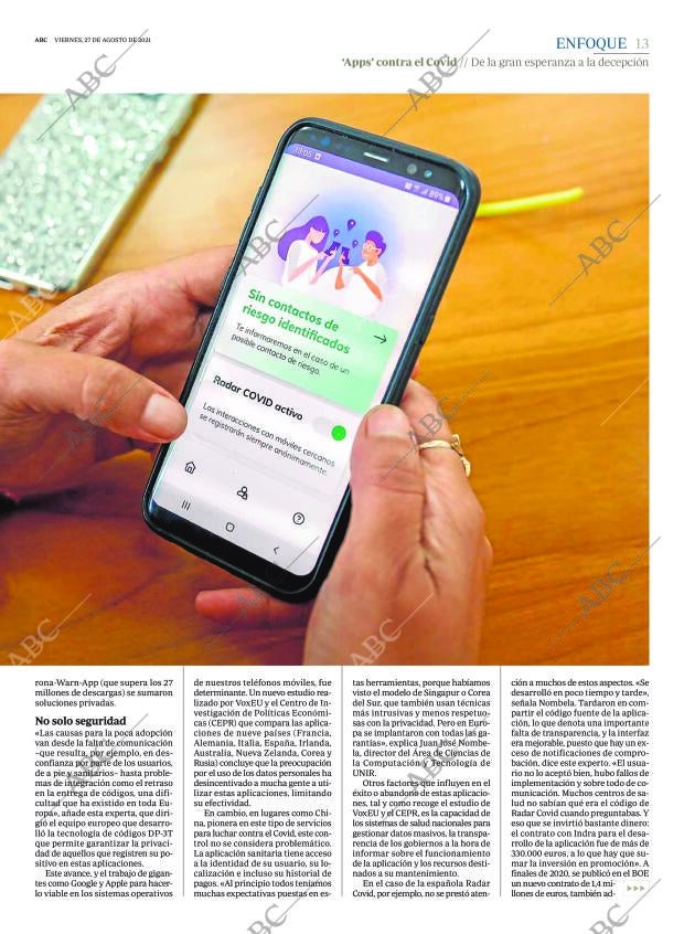 ABC SEVILLA 27-08-2021 página 13