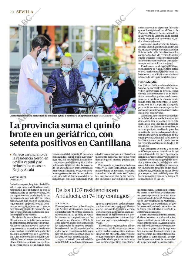ABC SEVILLA 27-08-2021 página 20