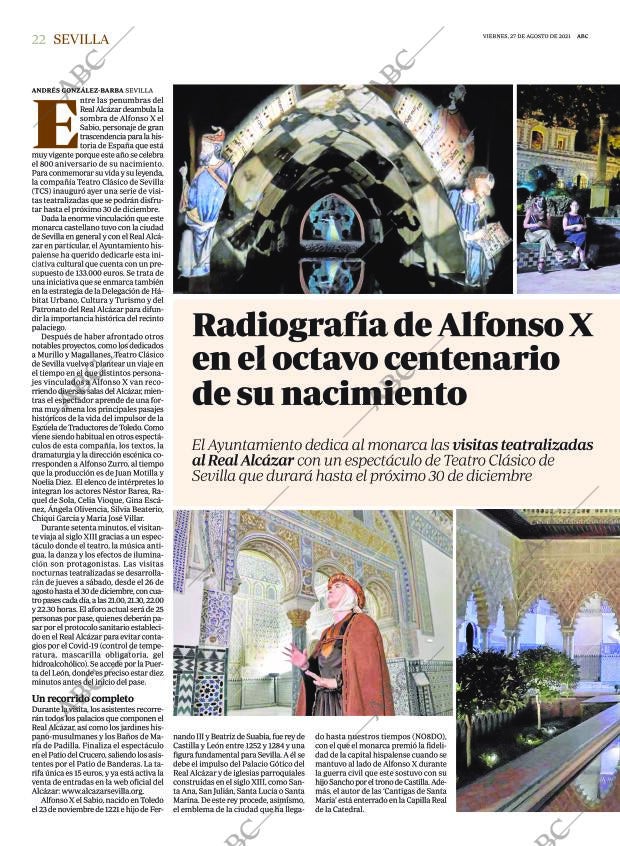 ABC SEVILLA 27-08-2021 página 22