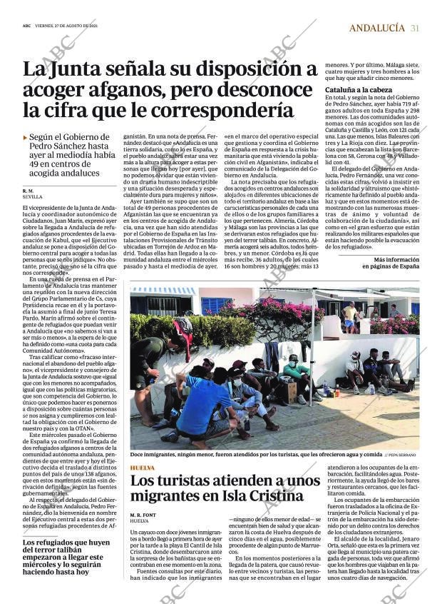 ABC SEVILLA 27-08-2021 página 31