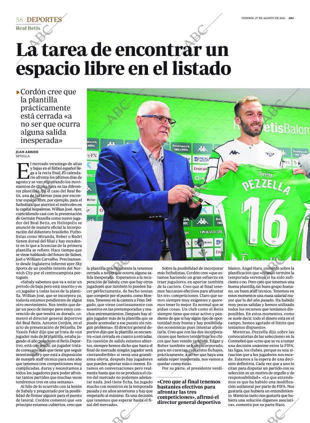ABC SEVILLA 27-08-2021 página 58