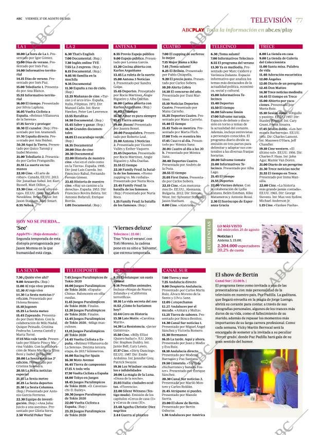 ABC SEVILLA 27-08-2021 página 77