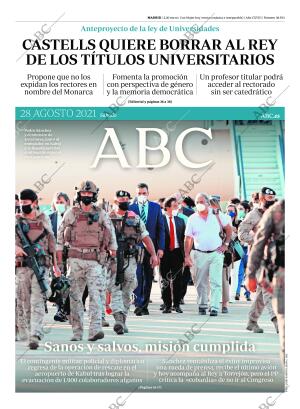 ABC MADRID 28-08-2021