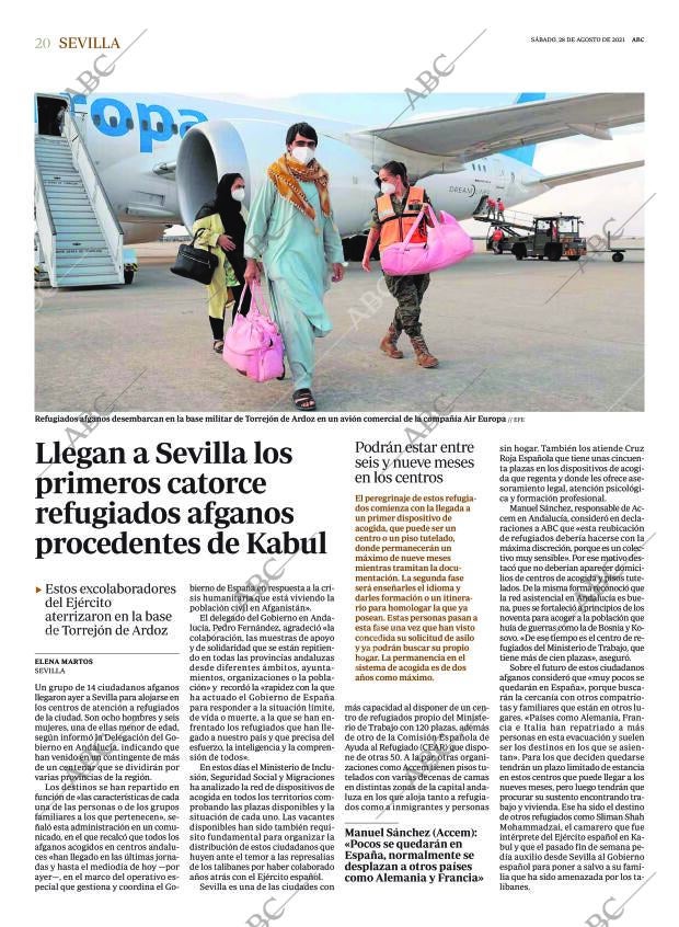 ABC SEVILLA 28-08-2021 página 20