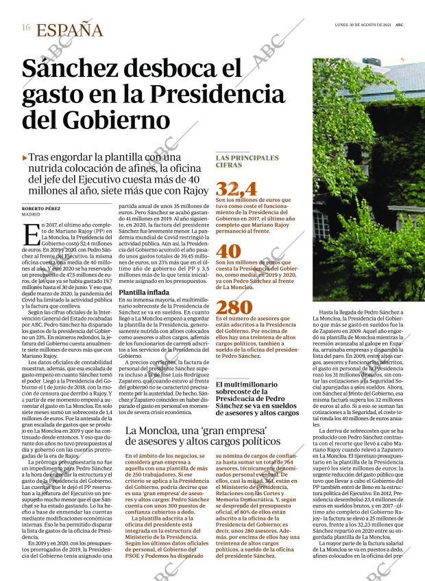 ABC MADRID 30-08-2021 página 16