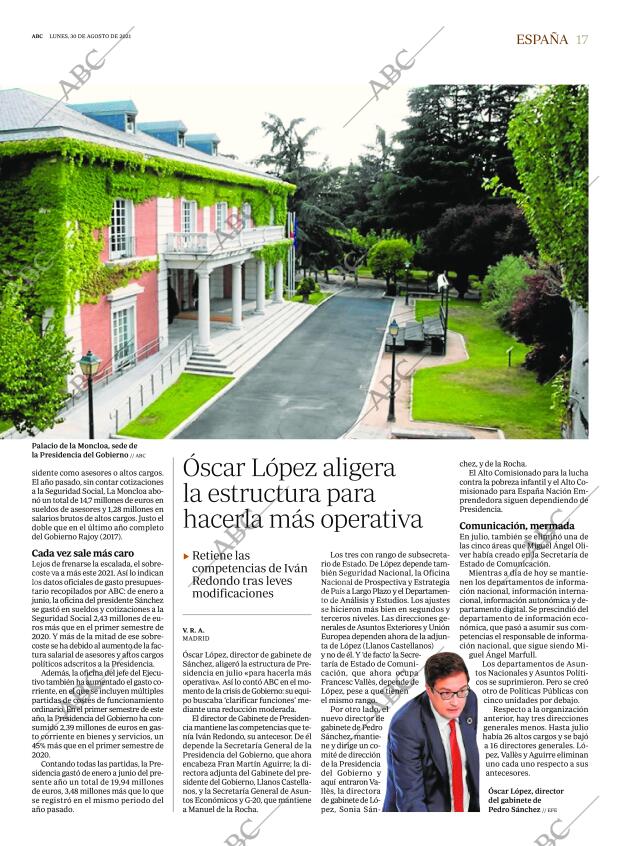 ABC MADRID 30-08-2021 página 17