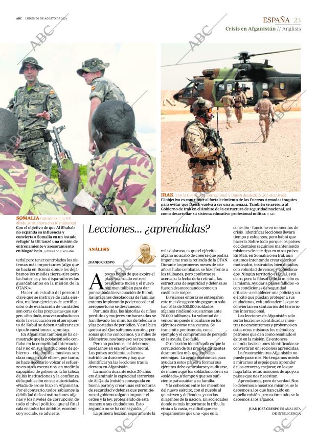 ABC MADRID 30-08-2021 página 23