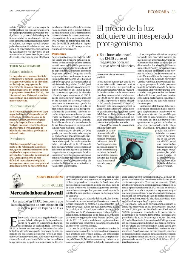 ABC MADRID 30-08-2021 página 33