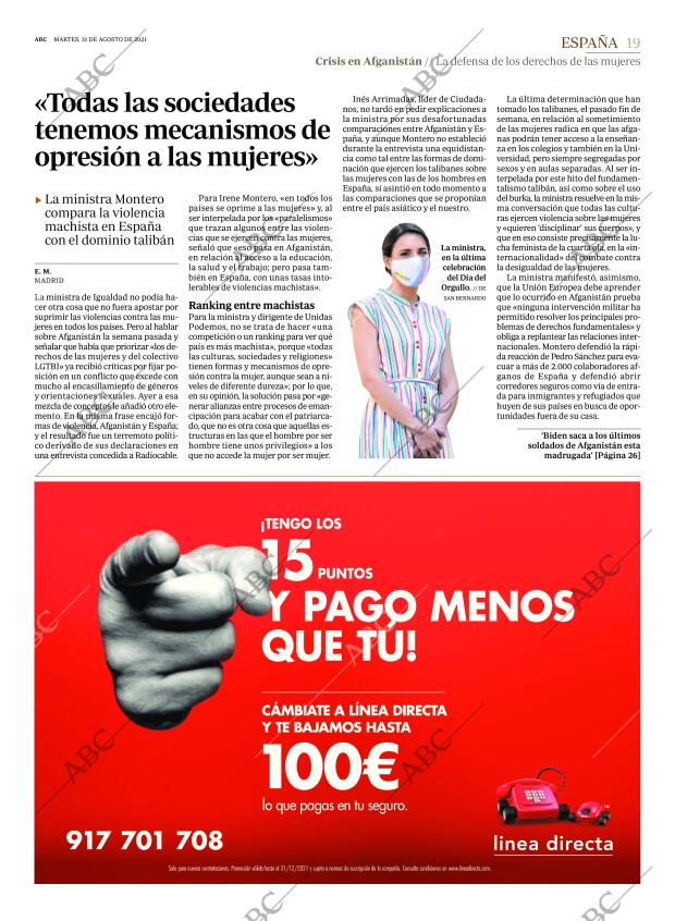 ABC MADRID 31-08-2021 página 19