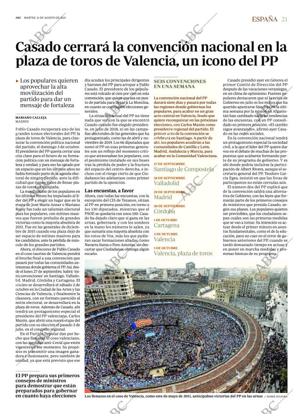 ABC MADRID 31-08-2021 página 21