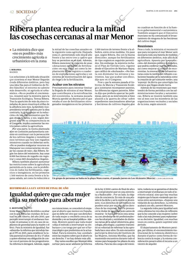 ABC MADRID 31-08-2021 página 42