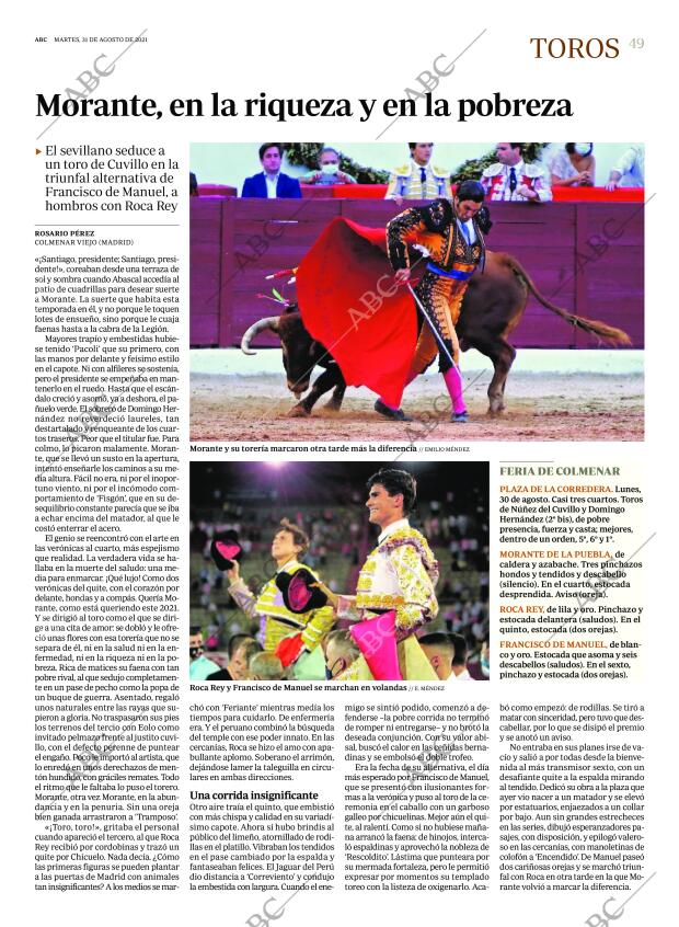 ABC MADRID 31-08-2021 página 49