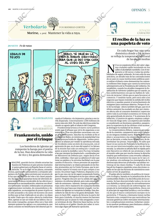 ABC MADRID 31-08-2021 página 5