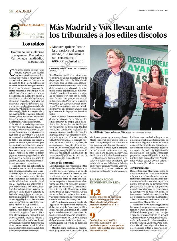 ABC MADRID 31-08-2021 página 58