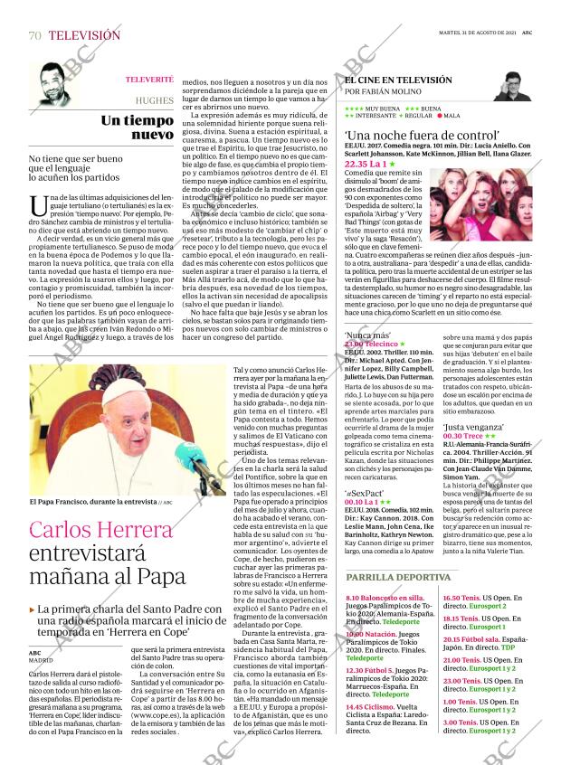 ABC MADRID 31-08-2021 página 70