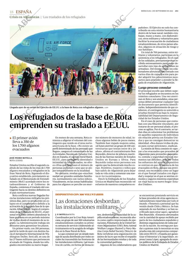 ABC MADRID 01-09-2021 página 18