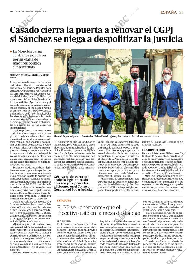 ABC MADRID 01-09-2021 página 21
